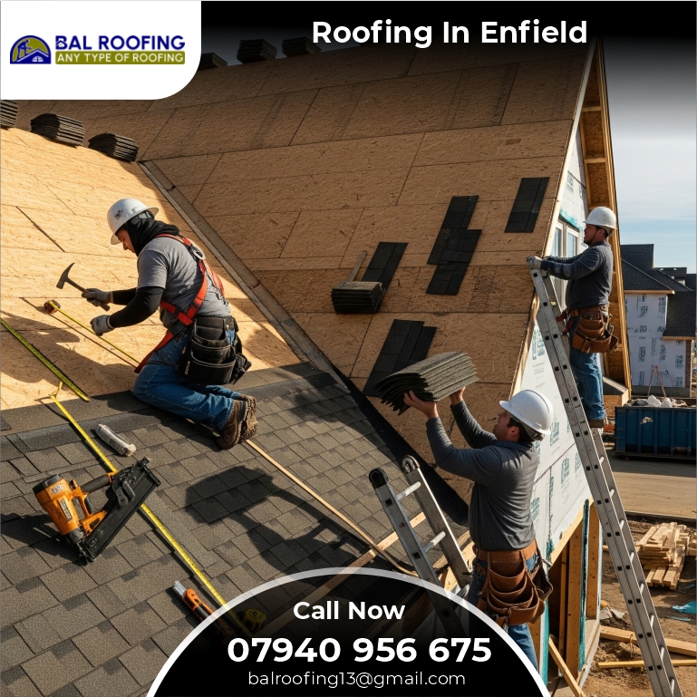 Roofing in Enfield