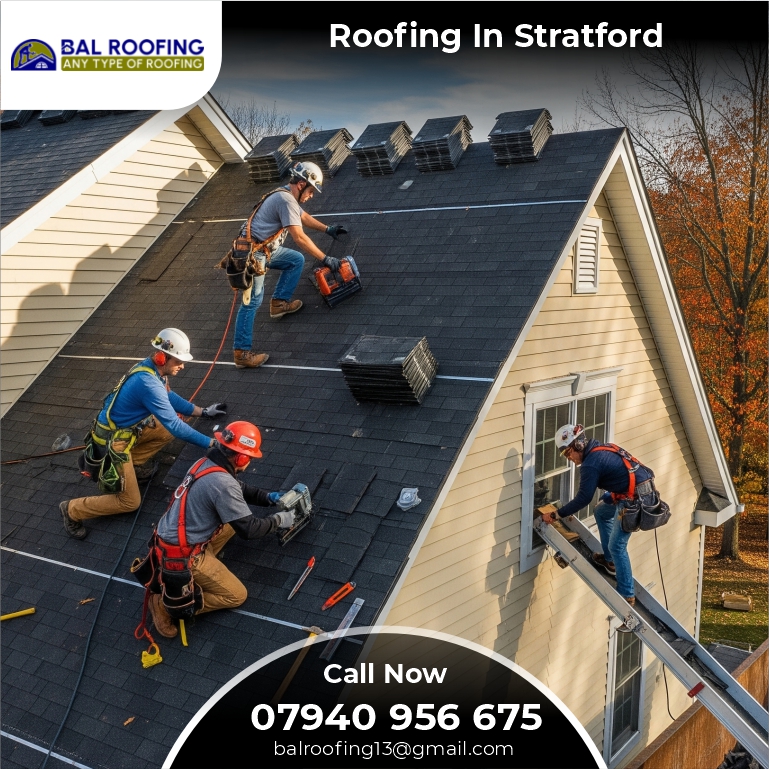 Roofing in Stratford